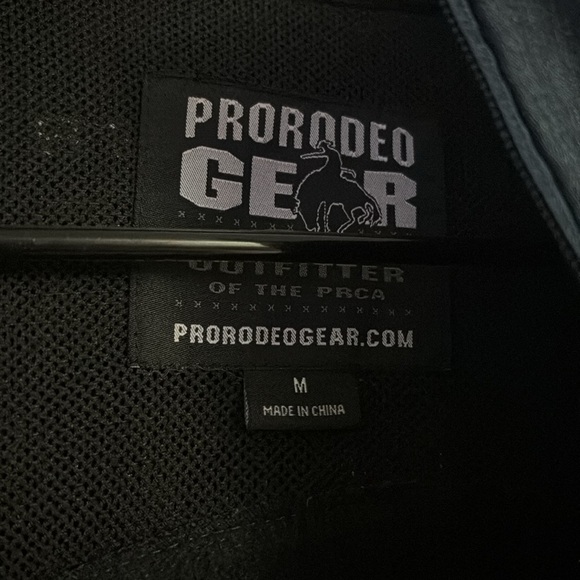 ProRodeo Gear coat. Medium. Like new! Navy Blue - Picture 4 of 6
